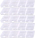 Battery Organizers for AA/AAA, Compact Portable Storage Cases, Insulative Plastic Clear Battery Holders (20 PCS)
