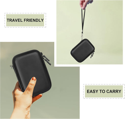 Hard Carrying Case for Fujifilm Instax Mini EVO Instant Camera, Travel Storage Case with Mesh Pocket for Accessories,