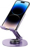 FANCYCOLLECTION 360 Rotating Metal Phone Stand - Adjustable Mobile Kickstand for All Smartphones,