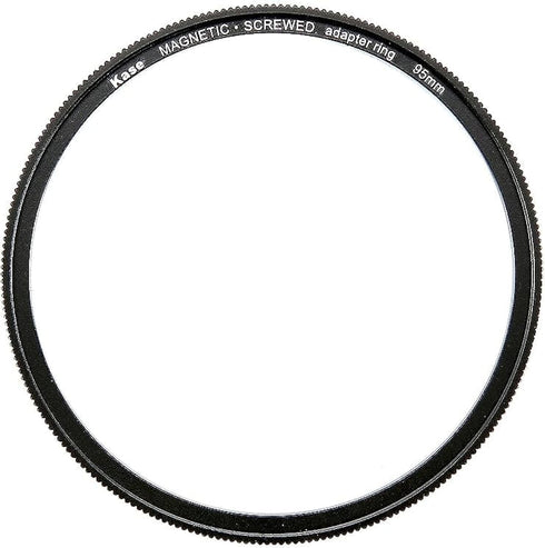 Kase 95mm DIY Female Adapter Ring, Converts Conventional Screw-in Filter to Magnetic