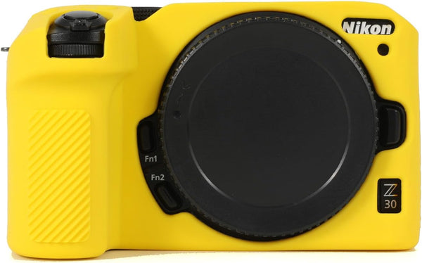 Rieibi Z30 Soft Silicone Protective Case for Nikon Z30 Digital Camera, Lightweight Grip Body Skin - Yellow
