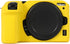 Rieibi Z30 Soft Silicone Protective Case for Nikon Z30 Digital Camera, Lightweight Grip Body Skin - Yellow