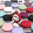 oakxco Silicone Airtag Keychain Holder, Cute Accessories for Kids, Luggage, Car Dog Collar, Waterproof Tracker (Red)