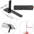 TIESOME 2 Pcs Ultra-Thin Invisible Kickstand, Adjustable Vertical and Horizontal Placement Stand, Metal Case Compatible