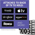 Sanus SASP1-B1 Streaming Media Player Mounting Bracket Hides Most Small Devices Up to 3 lbs. Behind Your TV - Apple TV