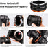 K&F Concept Lens Mount Adapter NIK-NEX IV Manual Focus for Nikon F Lens and Sony E Mount Camera Body