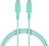 Smartish USB-C Charger for iPhone 15, Crown Joule 6 Foot Fast Fabric Wrapped Charging Cable 100W - Nylon USB C to USB C