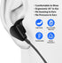 USB Headphones with Microphone for Laptop, 2.3M USB-A Earbuds for PS5, HiFi Stereo Wired Half in-Ear Headset (Black)
