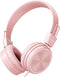 Kids Headphones, Toddler Headphones with Safe Volume Limiter 94dB, Wired School Headphones for Boys and Girls (Pink)