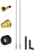 Eightwood 2.4GHz 5GHz 9.8in M.2 Dual Band Small WiFi Antenna RP-SMA Male Antenna with RP-SMA Female Cable for NGFF