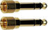 CESS 2-Pack 1/4" Stereo Phone Screw-On Adapter, Male 1/8" to Male 1/4" Stereo