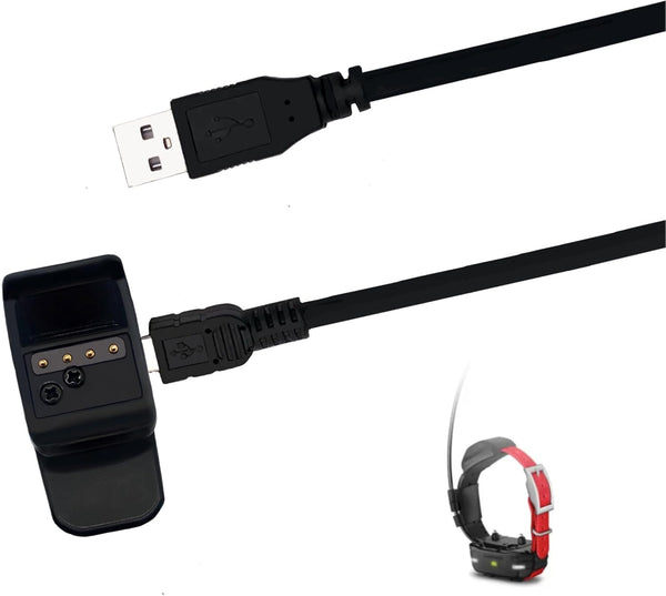 Charger Clip for Garmin T5mini TT15mini Training Dog Collar, Replacement USB Charging Cable Clip