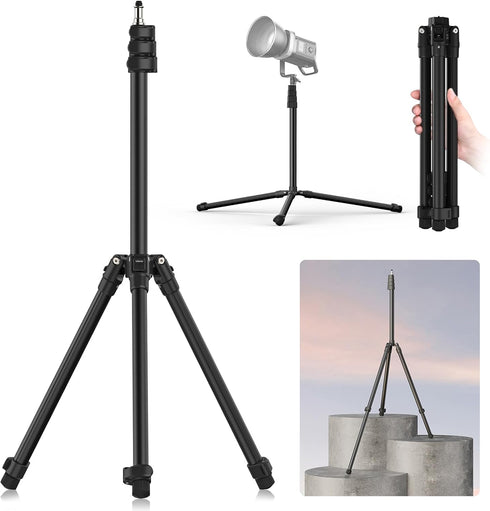 Ulanzi TT43 Extendable Photography Light Stand, Adjustable 6.23ft Aluminum Tripod, Reversible Portable