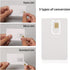 PinQiongZhe 2pcs SIM Card Adapter Nano/Micro/Mini Card Converter Recovery Card Holder