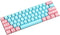 NPKC 61 87 104 Keys Miami Thick PBT OEM Profile Keycap for MX Switches, GH60 Tenkeyless Mechanical Gaming Keyboard.