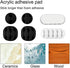 24 Pieces Adhesive Cable Clips Viaky Wire Management Desk Cable Organizer Cord Clips, Black and White - Home, Office,