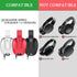 SOULWIT Earpads Replacement for Skullcandy Crusher Wired (Crusher 1.0) Over Ear Headphones(Do Not Fit Crusher 2.0/360/ANC/Evo/Wireless, Hesh), Ear Pads Cushions with Noise Isolation Foam - Black