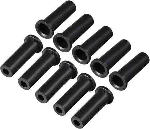 uxcell 10pcs 10-6mm PVC Strain Relief Cord Boot Protector, 39mm for Power Tool, Black