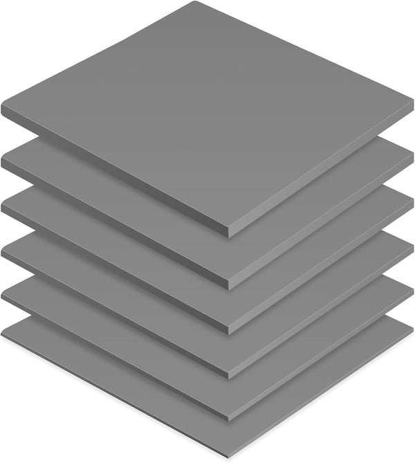 6 Pcs Thermal Pad 100 x 100 mm, 0.5 mm to 3 mm Heat Resistant Conductive Silicone Pads for Laptop Heatsink