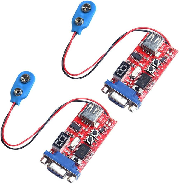 Comimark 2Pcs VGA Signal Generator, LCD Display Tester, 7V-12V Power Input