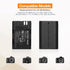 LP-E6 LP E6N Replacement Camera Batteries with Rapid Dual Charger Set for Canon 5D Mark II, III, IV, 6D, 7D