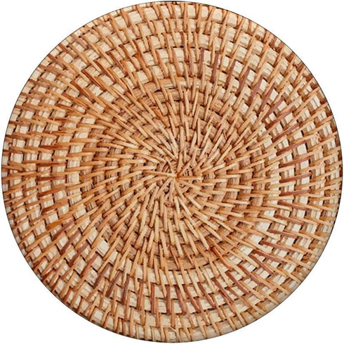Cute Vintage Rattan Style Wicker Basket PopSockets Standard PopGrip