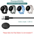 Kissmart Charger for Google Pixel Watch 2, Magnetic Charging Cable Cord for Pixel Watch 2 Smartwatch (1, Black)