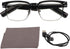 Smart Bluetooth Glasses, Open Ear Music Glasses for Men Women with Anti Blue Lens and Built-in Speakers