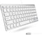 Macally Small USB C Keyboard, Plug & Play Wired Apple Keyboard for Mac mini, MacBook Pro/Air, iMac, iPad, Windows