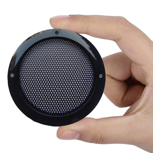 4" Speaker Grills Cover, Cold Rolled Steel Loudspeaker Net Cover, Metal Mesh Speaker Grille Replacement (4 Pack)