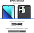 Flexible TPU Case for Xiaomi Redmi Note 13 4G, Brushed Texture Anti-Slip Shockproof Bumper Cover (Black)
