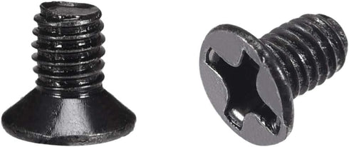 uxcell M3 x 5mm Phillips Screw Fastener - Black for Laptop PC TV Fan Switch (150pcs)
