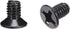 uxcell M3 x 5mm Phillips Screw Fastener - Black for Laptop PC TV Fan Switch (150pcs)