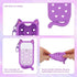 Penitue 1oz/30ml, 60-Degree Hand Sanitizer Spray Case for Power Mist/Glow Mist Cute Cat Silicone Hand Spray Bottle Case