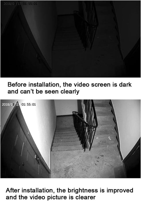 Night Vision IR Illuminators, 940nm Invisible 6-LEDs Infrared Light, IP65 Water-Resistant Outdoor Floodlight for