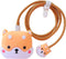 Augen iPhone Charger Protector Case, Portable Charger Cover for 20W iPhone USB C Cable, Lightning Cable Cover for Apple, Cute Cartoon 3D Design Power Adapter Case for Charging (Cat, Pack of 1)