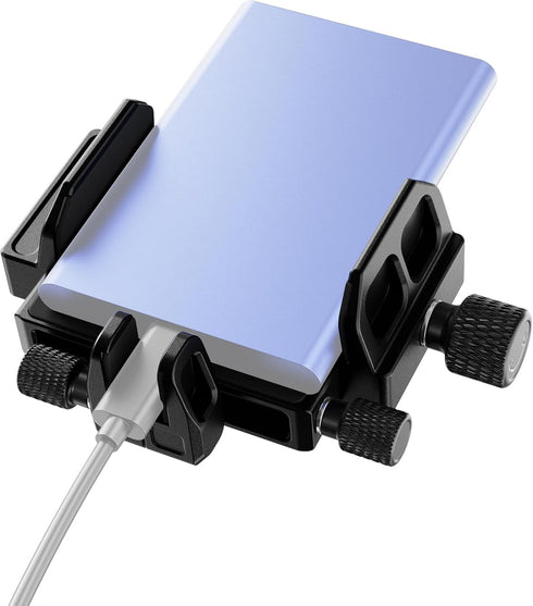 Sirui SSD Mount Bracket, SSD Holder with Cold Shoe and USB-C Cable Clamp for Samsung T7 T5 SSD, Camera Cage