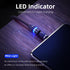 Magnetic Charging Cable 5-Pack (1.6/3.3/3.3/6.6/6.6FT) - 360° & 180° Rotating USB Magnetic Cable, Nylon-Braided