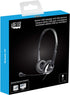 Adesso Xtream P2 USB Wired Multimedia Headset with Noise-Canceling Microphone, Binaural Over The Head, Black
