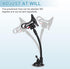 7.9" 1Pcs 3/8"-16 PATIKIL Gooseneck, Male to Male Thread Metal Universal Hose Flexible Arm Gooseneck Tube Extension