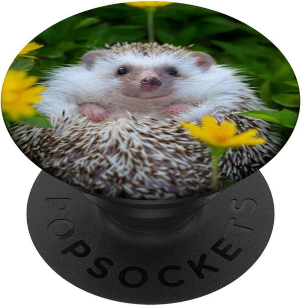 Smiling Hedgehog PopSockets PopGrip: Swappable Grip for Phones & Tablets