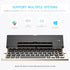 Geyes Folding Bluetooth Keyboard, Wireless Portable Keyboard with Aluminum Alloy Housing, for iPad, iPhone, Tablets