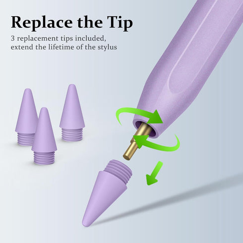 Stylus Pen for iPad with Palm Rejection - Tilt Sensitivity, 13 Mins Fully Charged, MEKO Active Apple Pencil Compatible