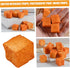 6pcs Lifelike Decorative Fish Tofu Models for Kitchen Display