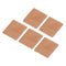 MECCANIXITY Heatsink Copper Sheet Shim, 0.3mm Thickness, 15 x 15mm Pad with Thermal Conductive Adhesive Tape