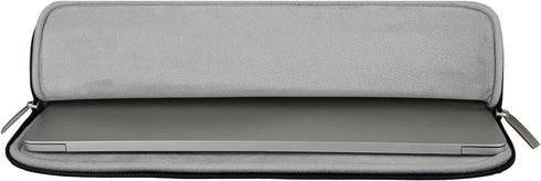 RAINYEAR 13 Inch Laptop Sleeve, Black, Water Resistant Padded Cover Bag for 2021 2022 MacBook 13.6" M2