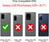 for Samsung Galaxy S20 Plus Case Galaxy S20+ Case Military Drop Tested 3 in 1 Full Body Protective Cover Heavy Duty Armor Rugged Shockproof for Galaxy S20 Plus S20+ Phone Case (Clear)