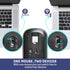 COO LED Slim Mouse with 3 Adjustable DPI, Dual Mode (Bluetooth 5.1 and 2.4G Wireless) for iPad OS 13, MacBook, Laptop,