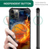 DAIZAG iPhone 13 Mini Case - Shockproof Soft TPU, Ice Fire Basketball Design, Perfect Gift for Boys & Men.