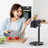 ULANZI Cell Phone Stand Mount for Desk, Vijim HP004 Adjustable Height & Angle Phone Holder, 360 Degree Rotating Desktop